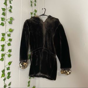 Cheetah snow jacket (inside: silk material)